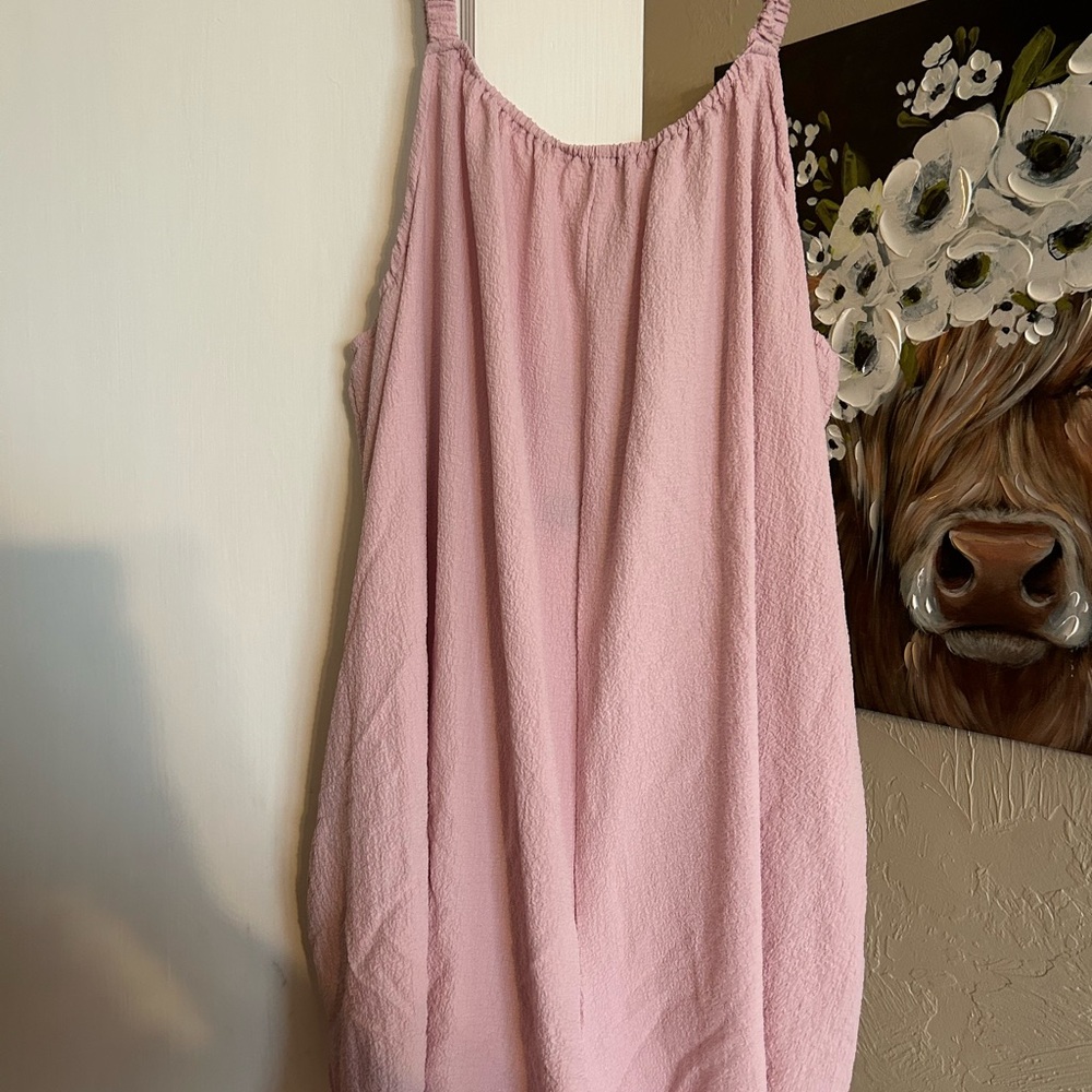 SHEIN Light Pink Textured Top